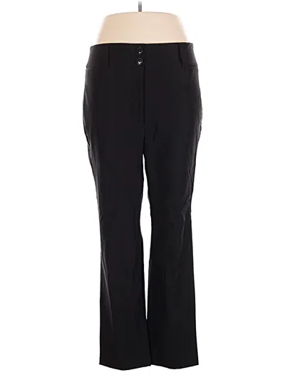 Pre-owned Lane Bryant Dress Pants In Black