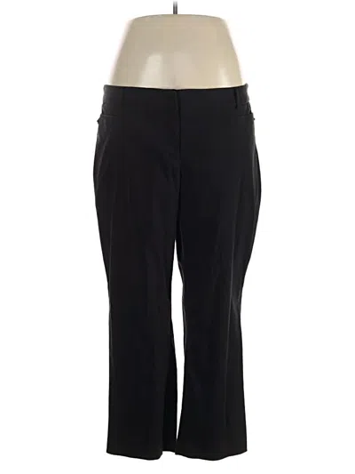 Pre-owned Lane Bryant Dress Pants In Black