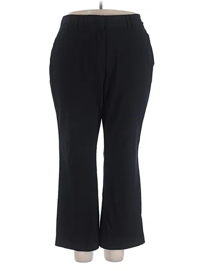Pre-owned Lane Bryant Dress Pants In Black