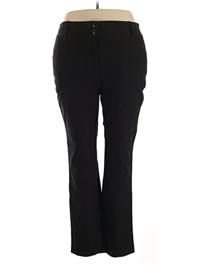Pre-owned Lane Bryant Dress Pants In Black