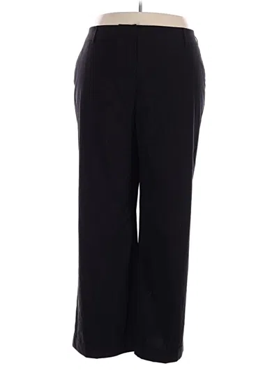 Pre-owned Lane Bryant Dress Pants In Black