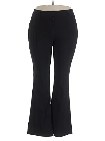 Pre-owned Lane Bryant Dress Pants In Black
