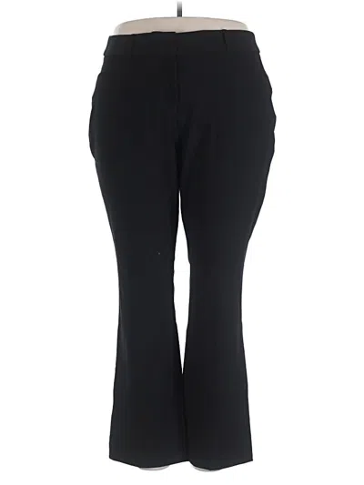 Pre-owned Lane Bryant Dress Pants In Black