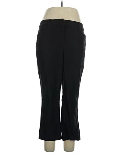 Pre-owned Lane Bryant Dress Pants In Black