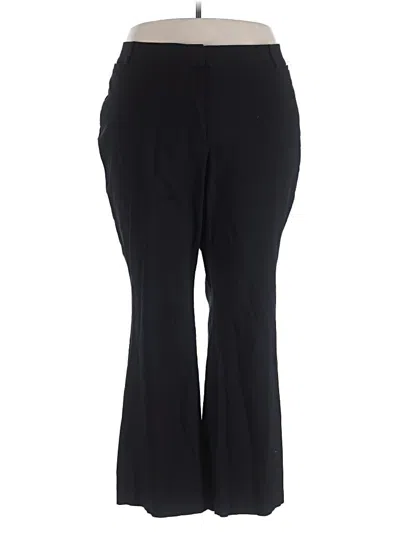 Pre-owned Lane Bryant Dress Pants In Black