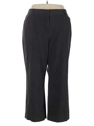 Pre-owned Lane Bryant Dress Pants In Black