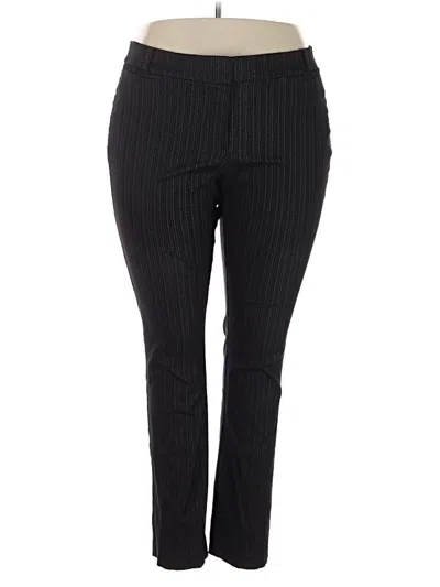 Pre-owned Lane Bryant Dress Pants In Black