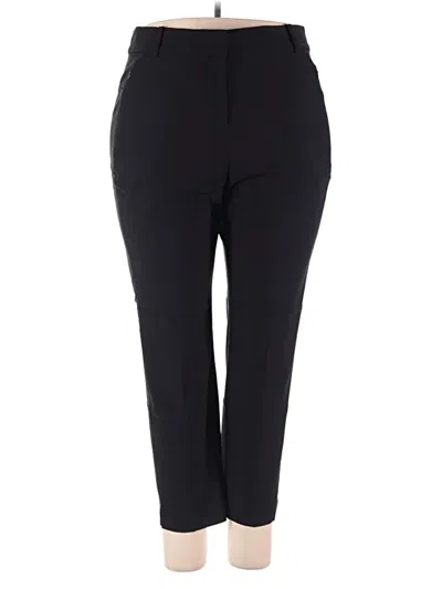 Pre-owned Lane Bryant Dress Pants In Black