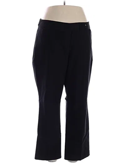 Pre-owned Lane Bryant Dress Pants In Black