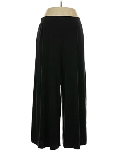 Pre-owned Lane Bryant Dress Pants In Black