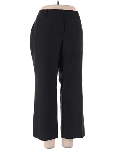 Pre-owned Lane Bryant Dress Pants In Black