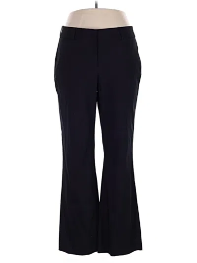 Pre-owned Lane Bryant Dress Pants In Black