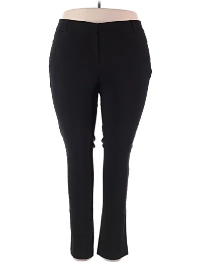 Pre-owned Lane Bryant Dress Pants In Black