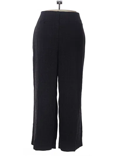 Pre-owned Lane Bryant Dress Pants In Black