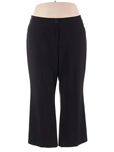 Pre-owned Lane Bryant Dress Pants In Black