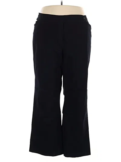 Pre-owned Lane Bryant Dress Pants In Black