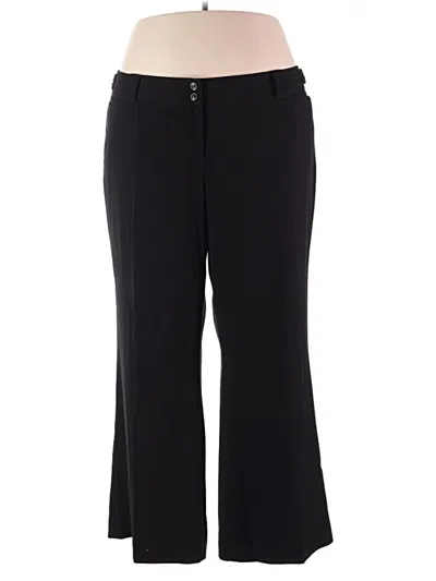 Pre-owned Lane Bryant Dress Pants In Black
