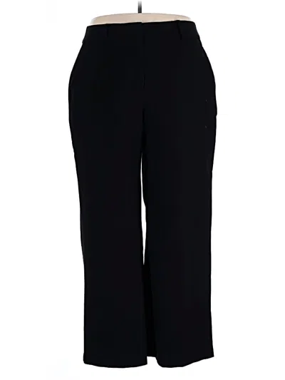Pre-owned Lane Bryant Dress Pants In Black