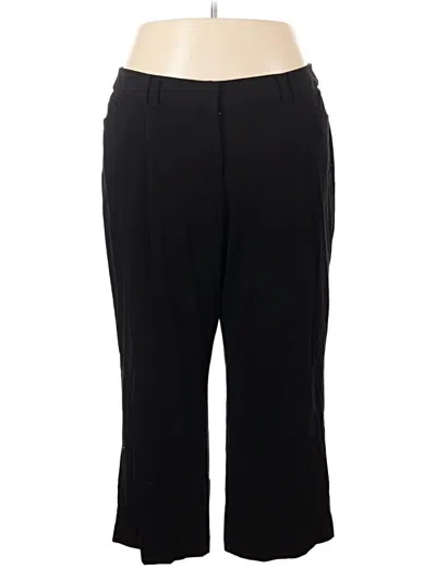 Pre-owned Lane Bryant Dress Pants In Black