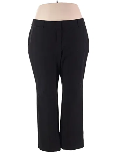 Pre-owned Lane Bryant Dress Pants In Black