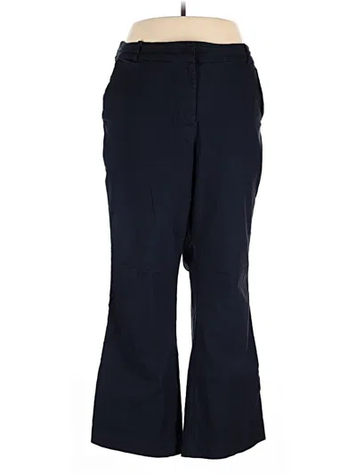 Pre-owned Lane Bryant Dress Pants In Blue