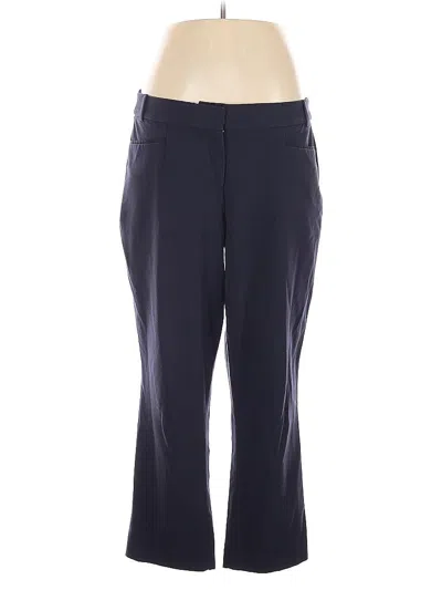 Pre-owned Lane Bryant Dress Pants In Blue