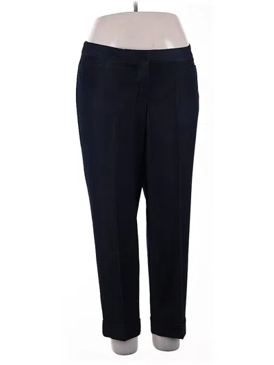 Pre-owned Lane Bryant Dress Pants In Blue