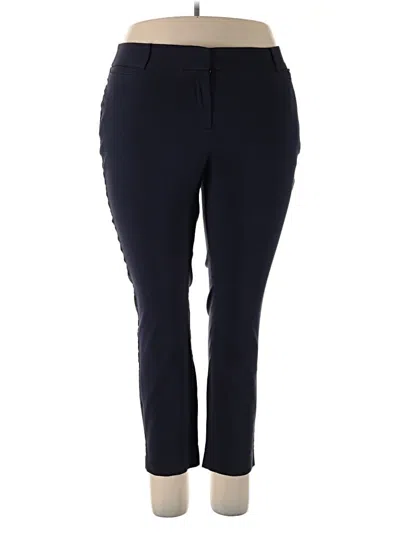Pre-owned Lane Bryant Dress Pants In Blue