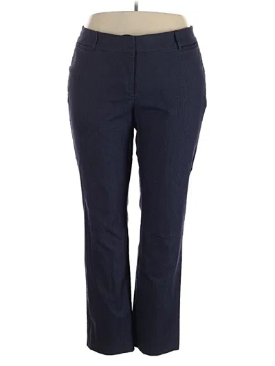 Pre-owned Lane Bryant Dress Pants In Blue