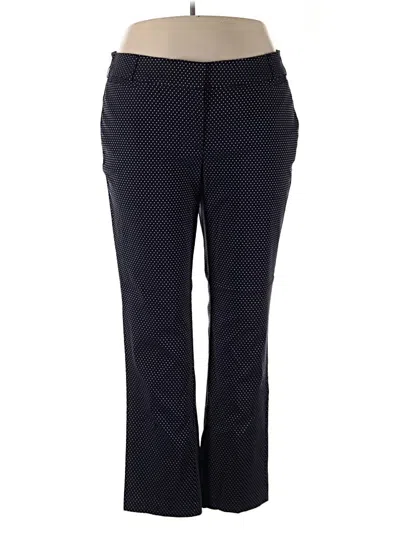 Pre-owned Lane Bryant Dress Pants In Blue