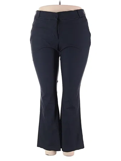 Pre-owned Lane Bryant Dress Pants In Blue