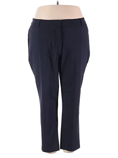 Pre-owned Lane Bryant Dress Pants In Blue