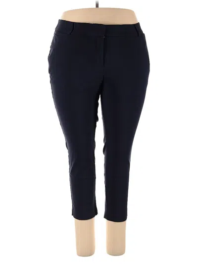 Pre-owned Lane Bryant Dress Pants In Blue