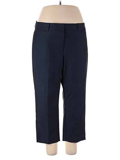 Pre-owned Lane Bryant Dress Pants In Blue