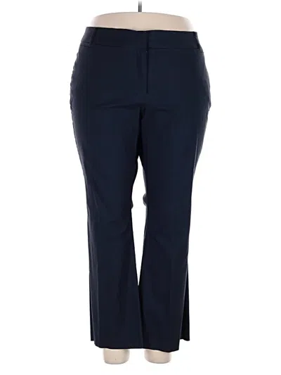 Pre-owned Lane Bryant Dress Pants In Blue