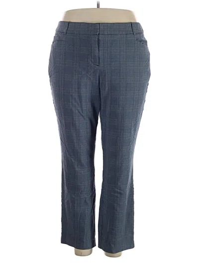 Pre-owned Lane Bryant Dress Pants In Blue