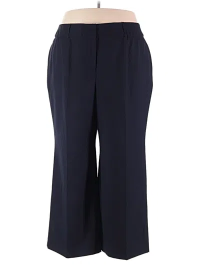Pre-owned Lane Bryant Dress Pants In Blue