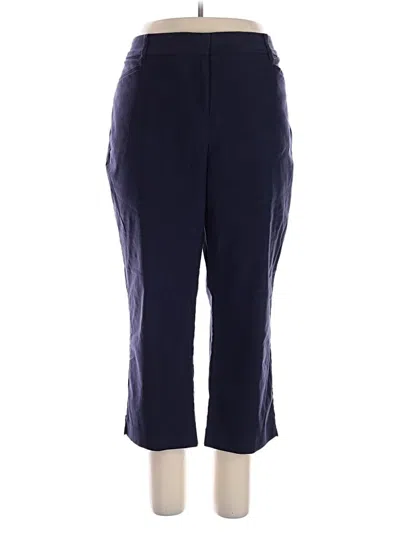 Pre-owned Lane Bryant Dress Pants In Blue