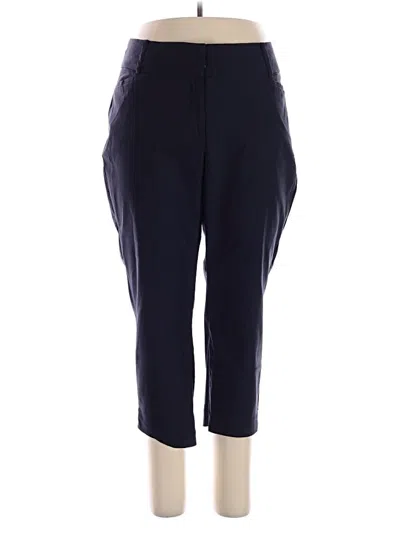 Pre-owned Lane Bryant Dress Pants In Blue