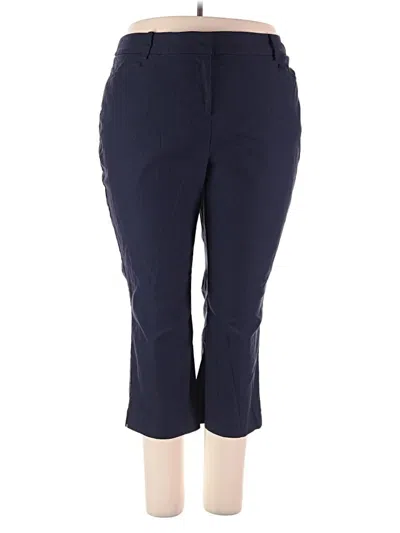 Pre-owned Lane Bryant Dress Pants In Blue