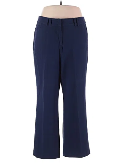 Pre-owned Lane Bryant Dress Pants In Blue