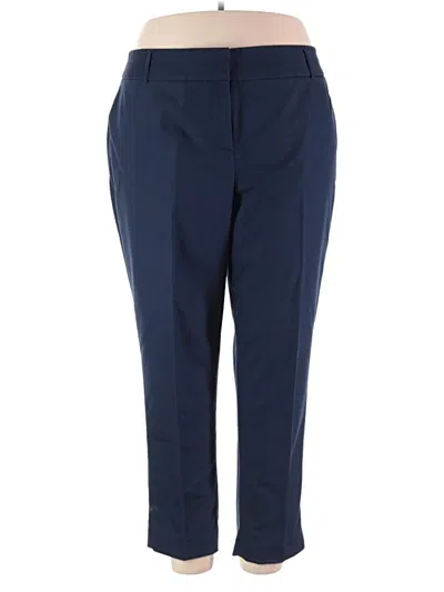 Pre-owned Lane Bryant Dress Pants In Blue