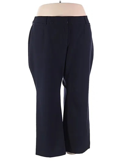 Pre-owned Lane Bryant Dress Pants In Blue