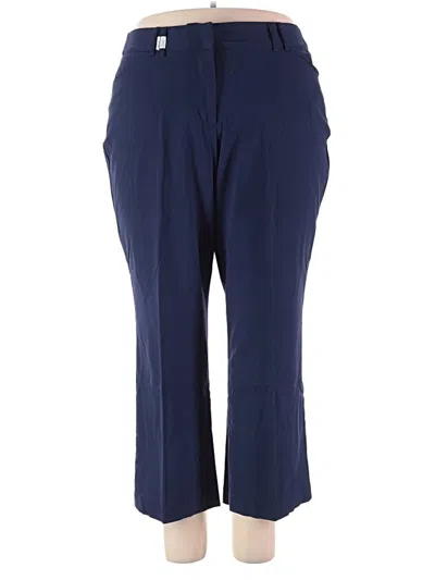 Pre-owned Lane Bryant Dress Pants In Blue