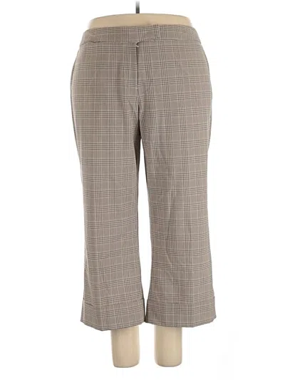 Pre-owned Lane Bryant Dress Pants In Brown