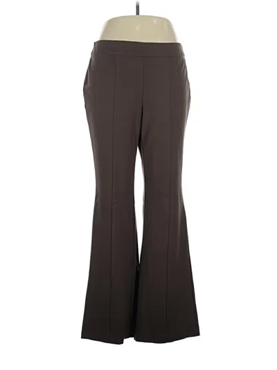 Pre-owned Lane Bryant Dress Pants In Brown