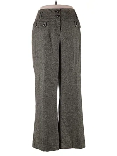 Pre-owned Lane Bryant Dress Pants In Gray