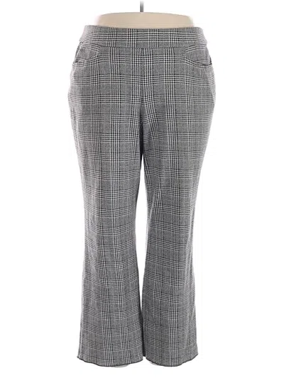 Pre-owned Lane Bryant Dress Pants In Gray