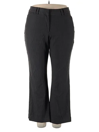 Pre-owned Lane Bryant Dress Pants In Gray