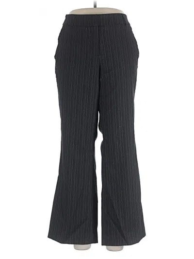 Pre-owned Lane Bryant Dress Pants In Gray
